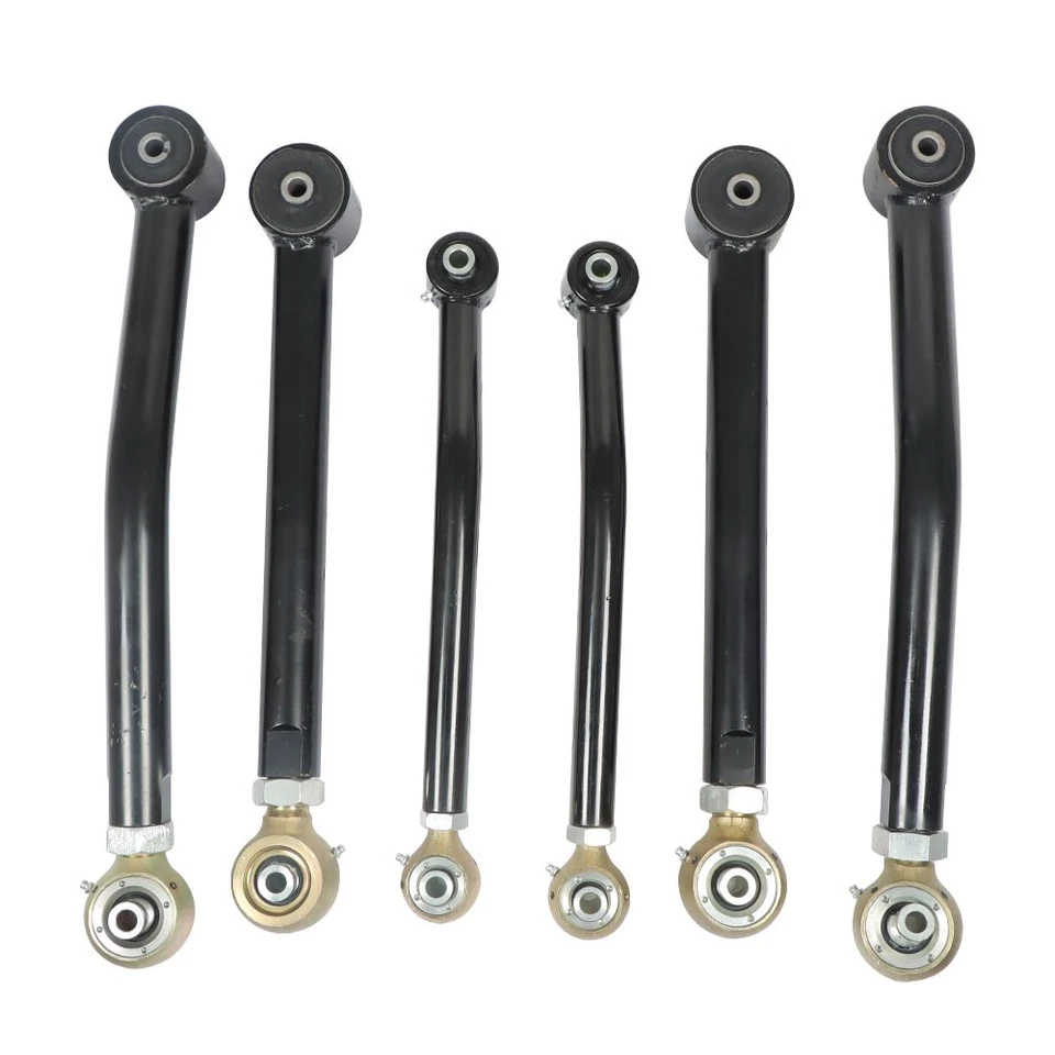 For Jeep Wrangler JK 2007-2018 Adjustable 0-6" Lift Control Arms Kit Alloy Steel Foto 3 de 4