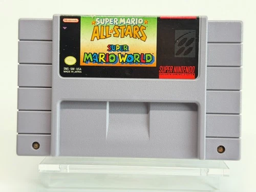 Super Mario All-Stars + Super Mario World (Super Nintendo SNES) Authentic