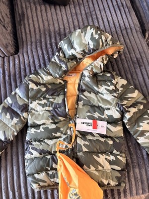 MSRP $50 Epic Threads Big Boys Packable Jacket with Bag Green Size Small NWOT