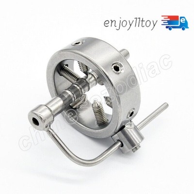 Stainless Steel Metal Male Chastity Cage Teeth Sounding Tube Chastity Device