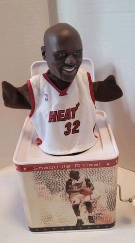 NBA CUBIERTA SUPERIOR JOX BOX SHAQ O NEAL 2005 MIAMI HEAT JACK EN LA CAJA +2 FIGURAS - Imagen 3 de 11