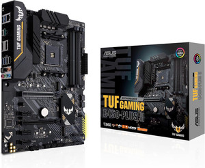 Asus Tuf Gaming B450-Plus Ii Scheda Madre Gaming Amd B450 (Am4) Atx Con Doppio M