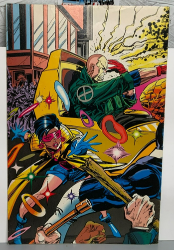 Real Heroes Pizza Hut promotional Jubilee Professor X Thing Marvel Comics 1994 - Picture 3 of 7