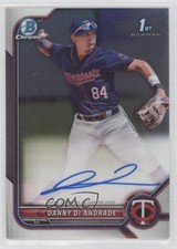 2022 Bowman Chrome Prospect Auto Danny De Andrade #CPA-DDE Auto 12or