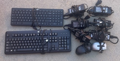 Computer Accessory Lot Keyboard, Mouse, Mobile Printer,  External Drive,Monitors - Picture 2 of 12