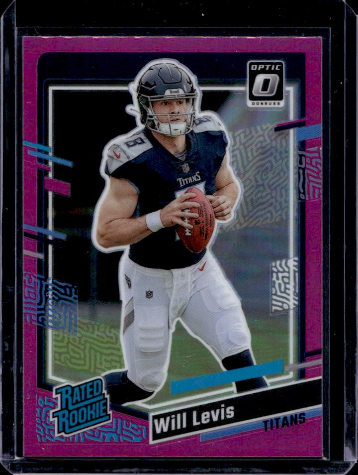 2023 Donruss Will Levis Optic Rated Rookie Preview Pink Prizm RC #397