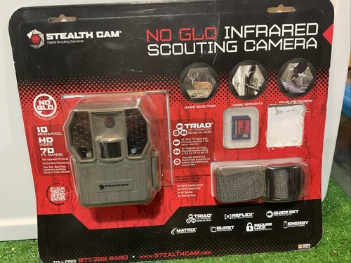 New Stealth Cam NO GLO trail camera - Batteries Cut Out - 10MP - Never Used.