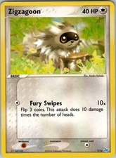Zigzagoon Common Ruby and Sapphire 79/109 LP/NM