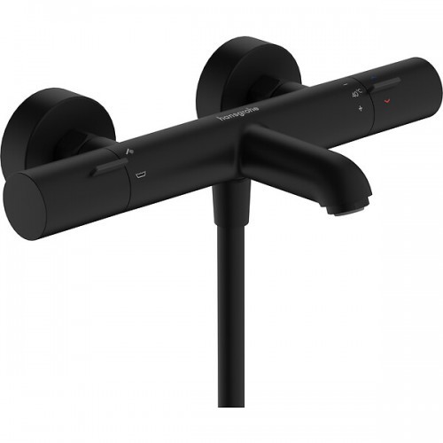 Mitigeur thermostatique noir Hansgrohe Ecostat fine, la quintessence du design épuré
