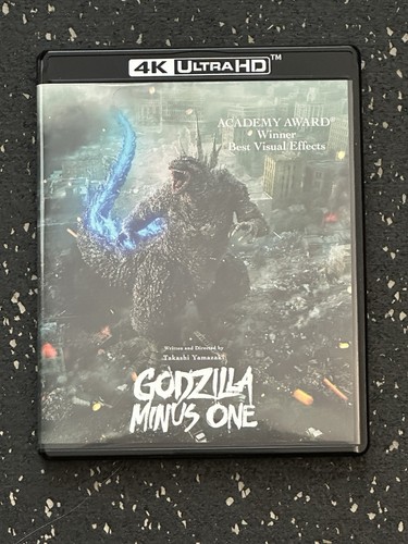 Godzilla Minus One 4K UHD Blu-ray NEU (Verpackung war gerissen, ungesehen)
