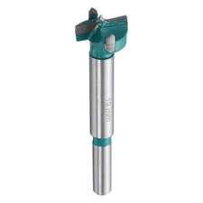 Forstner Drill Bit 3/4" (19mm) Carbide Wood Hinge Hole Opener Round Shank