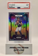 2023 Panini Prizm CJ Stroud Rookie Silver Prizm #339 (PSA 9)