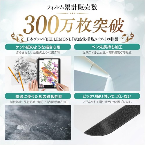 BELLEMOND Detachable Paper Type Film Magnet Type for Old iPad Pro 12.9 Comp 983 - 第 3/7 張圖片