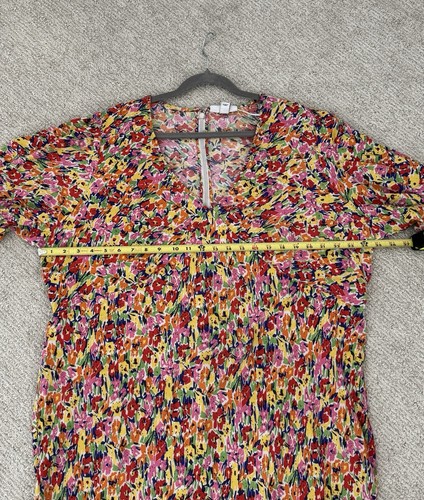 Rixo x Target Multicolor Abstract Floral Midi Dress Size 25-26W Fun Comfort - Picture 5 of 7