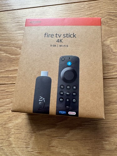 Amazon Fire TV Stick 4K with Alexa and TV Guide with Live TV New