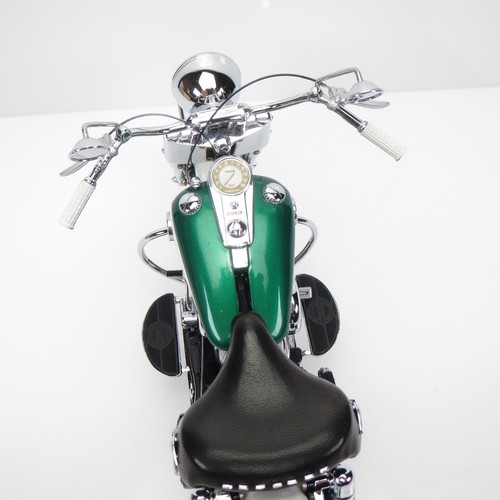Motocicletta Harley-Davidson Duo Glide 2000 Franklin 1951 pressofusa 1:10 come nuova - Foto 14 di 14