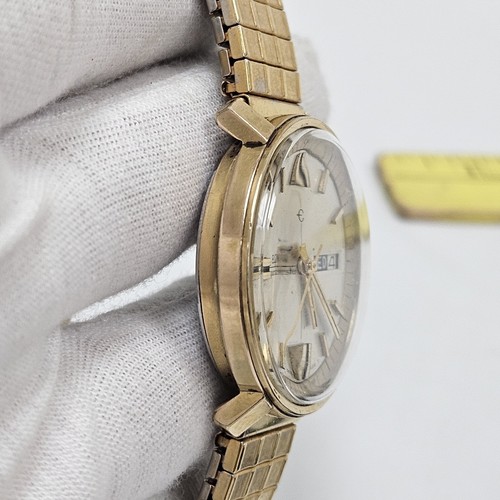 Vintage Rare Elgin Aquamaster Mens Wrist Watch Waterproof Automatic Day/Date - Picture 4 of 12