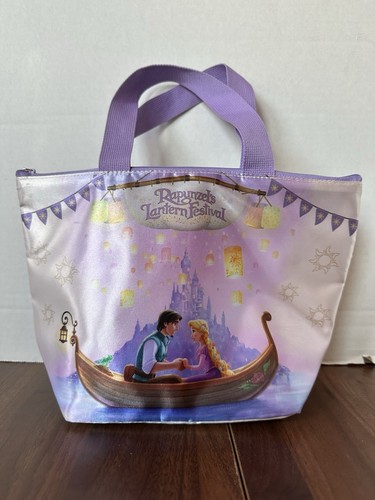 Tokyo Disney Resort Fantasy Springs Souvenir Bolso de Mano Rapunzel Estuche de Almuerzo Japón - Imagen 1 de 9