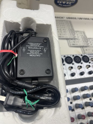 Behringer Eurorack UB1202 Ultra Low-Noise Design 12-Input 2-Bus Mic/Line Tested! - Picture 6 of 14