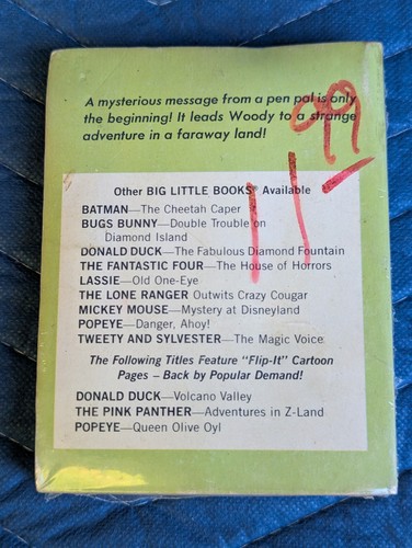 Woody Woodpecker And The Meteor Menace Vintage 1967 Big Little Book - Picture 2 of 4