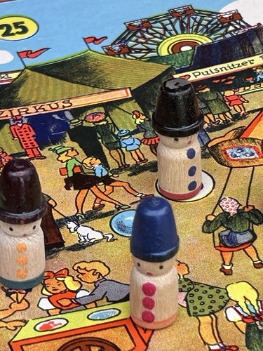 Antikes Brettspiel Jahrmarkts-Spiel von Brückner Spiele um 1948 Unbespielt - Bild 15 von 24