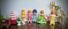 Vintage Playmobil Princess Victorian And Fairytale Wedding Figures Cake Unicorn