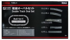Rokuhan Z gauge R062 rail set C double-track oval set