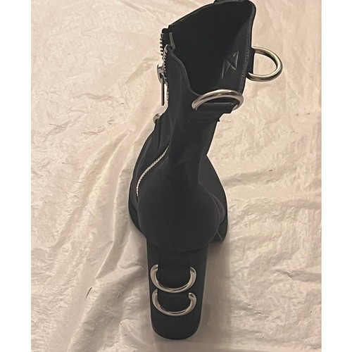 Dolls Kill / Poster GRL Rated R Harness Cargo Overknee schwarze Stiefel Größe 11M - Bild 8 von 20