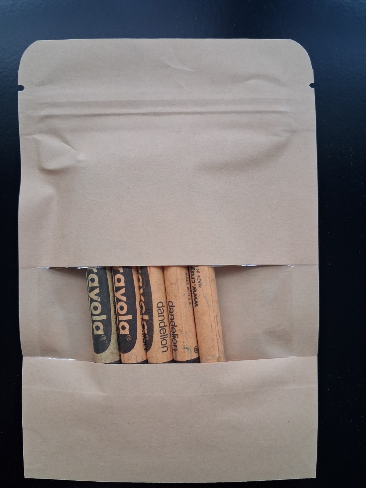 Crayola Retired Dandelion Yellow Crayons Lot of 5 used crayons