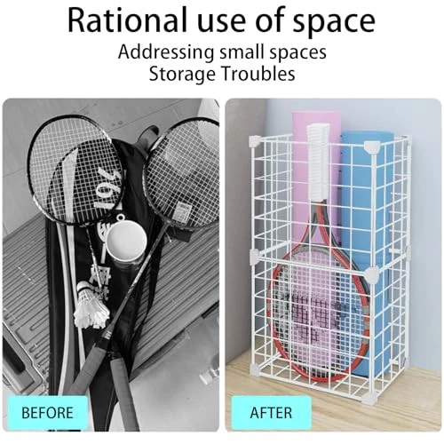Space-Saving Yoga Mat Storage Rack for Home Gym and Foam Mats
