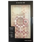 Coque Coach MagSafe iPhone 16 Pro Max rose logo NEUVE - Authentique