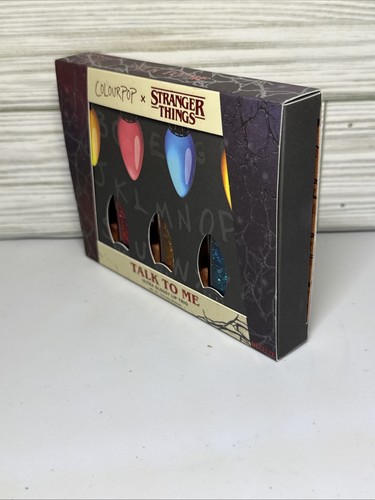 ColourPop X Stranger Things, TALK TO ME Ultra Glossy Glitter Lip Trio Set.  (K1) - Picture 19 of 20