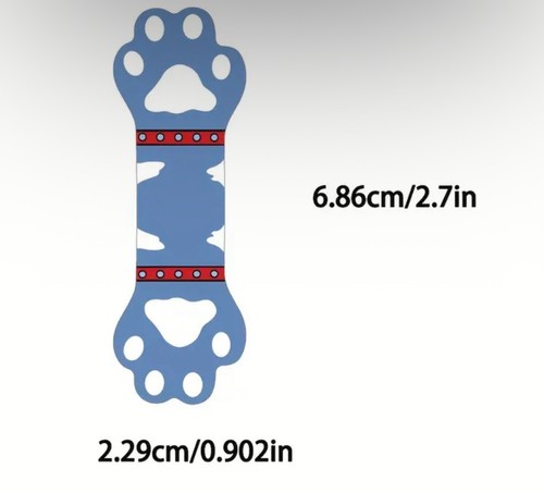 Set Of 5 Cat Paw Magnetic Bookmarks - Picture 4 of 5