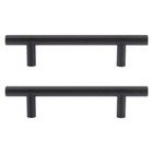 2 Pcs Küchengriffe Schwarze Kabinettshardware Moderne Kabinettsgriffe