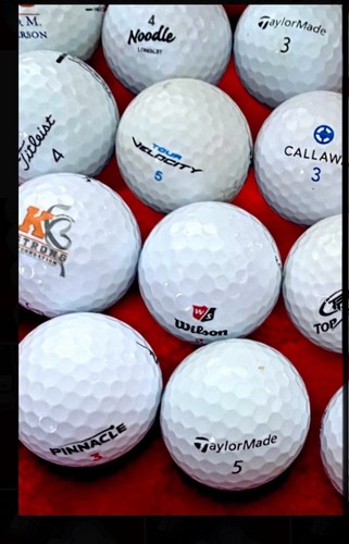 24ct Golf Balls, Premium Recycled Pre-Bagged By CleanGreen Mixed Brands (white) - Picture 12 of 24