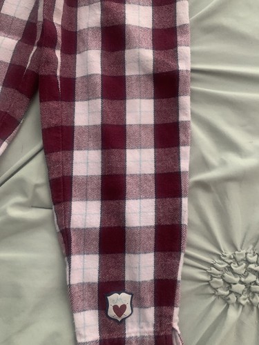 Vintage Embroidered Disney Store Minnie Mouse Plaid Pants & navy top set sz 7/8 - Picture 5 of 19