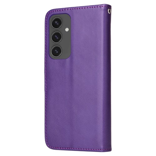 Funda tipo billetera de cuero PU magnética desmontable para Samsung Galaxy S25/S24/S23/S22 - Imagen 12 de 69
