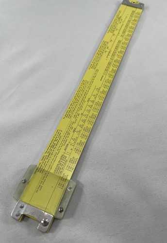 Pickett USA N902-ES Simplex Trig Metal Slide Rule w/ Leather Case Vintage - Picture 3 of 6