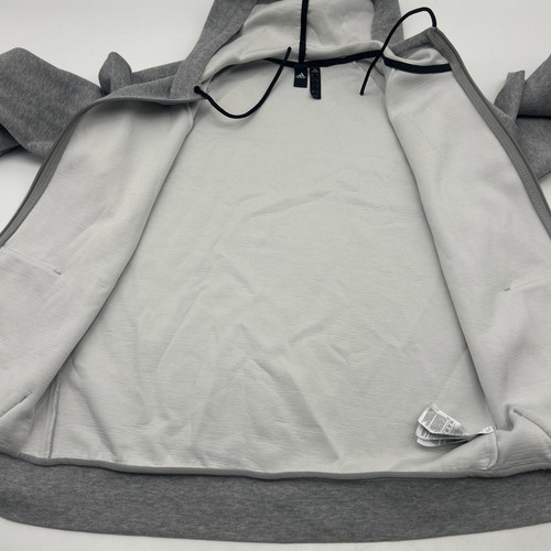 Adidas MLS Nashville SC Fußball Club Hoodie Jacke Full Zip Herren Größe SMALL grau - Bild 5 von 10