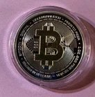 BITCOIN  1 oz .999 FINE SILVER BU Coin • Decentralized • Digital • P2P 🟡⭐️