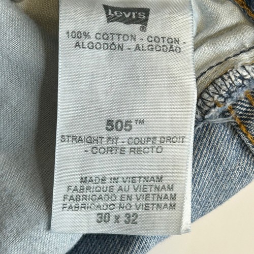 Levis Jeans 505 30X32 Straight Fit Blau - Bild 11 von 11