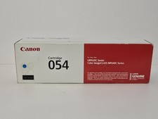 Genuine Canon Toner Cartridge 054 Cyan, Standard - Yields Up To 1,200 Pages NEW
