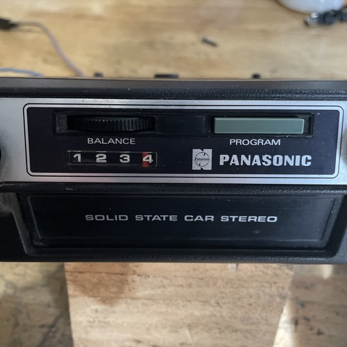Panasonic 8-Track Under Dash Player CX-355EU UNTESTED Car Truck Auto - Picture 2 of 14