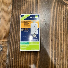 Leviton GFNT1-KW 15A 125V GFCI Receptacle/Outlet White Unused