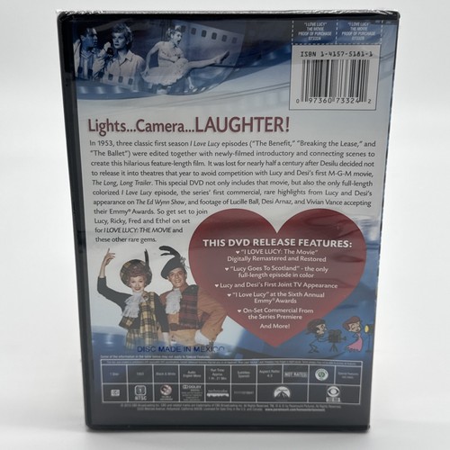 I Love Lucy: The Movie DVD SEALED NEW Lucille Ball Desi Arnaz Classic TV Raritie - Imagen 2 de 3