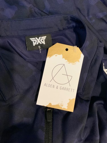 PXG Dark Blue Camouflage 1/4 Zip Athletic Golf Dress, Size XL - Picture 8 of 8