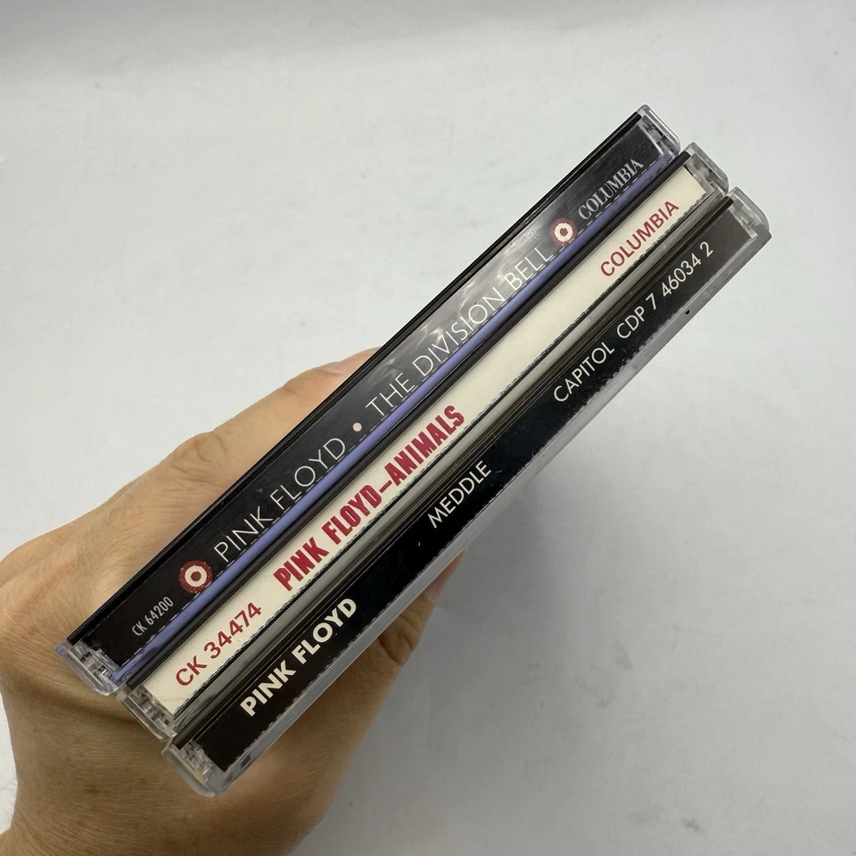 Pink Floyd - 1971 Meddle, 1977 Animals, 1994 Division Bell (CD LOT OF 3) Foto 3 de 4