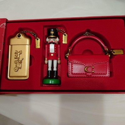 Coach Ornament Charm Christmas Carriage Nutcracker Bag With Box | eBay