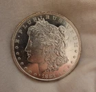 *1881 S* Morgan Dollar $1 - Gem BU+ MS+ STRONG DMPL DPL CAMEO Fields!! PQ+ #381
