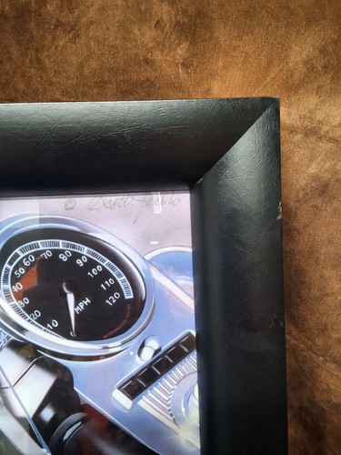 Hand Signedby Scott Jacobs Harley-Davidson Scott Jacobs Road King Framed - Picture 2 of 3